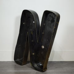 Large Vintage Channel Letters "NYZ", circa 1950s