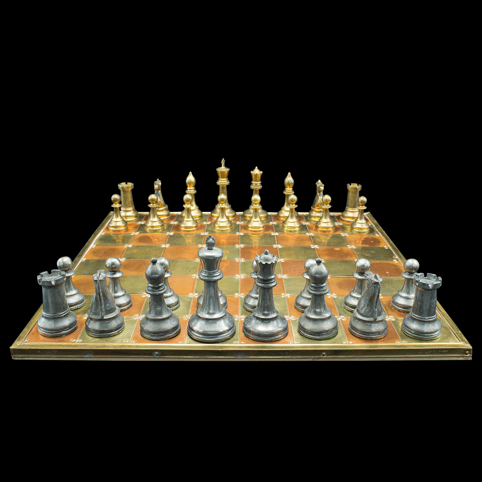 copper chess board