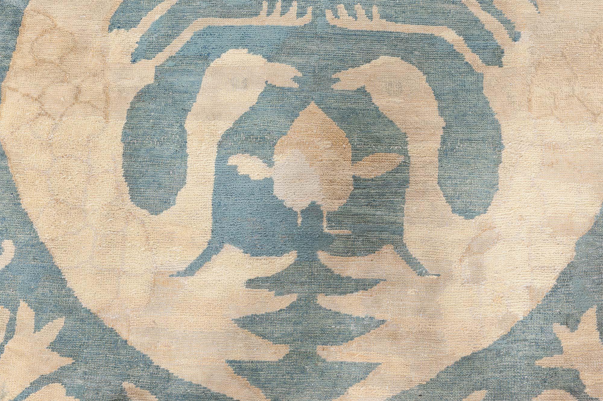Large Vintage Chinese Art Deco Carpet Doris Leslie Blau For Sale 1