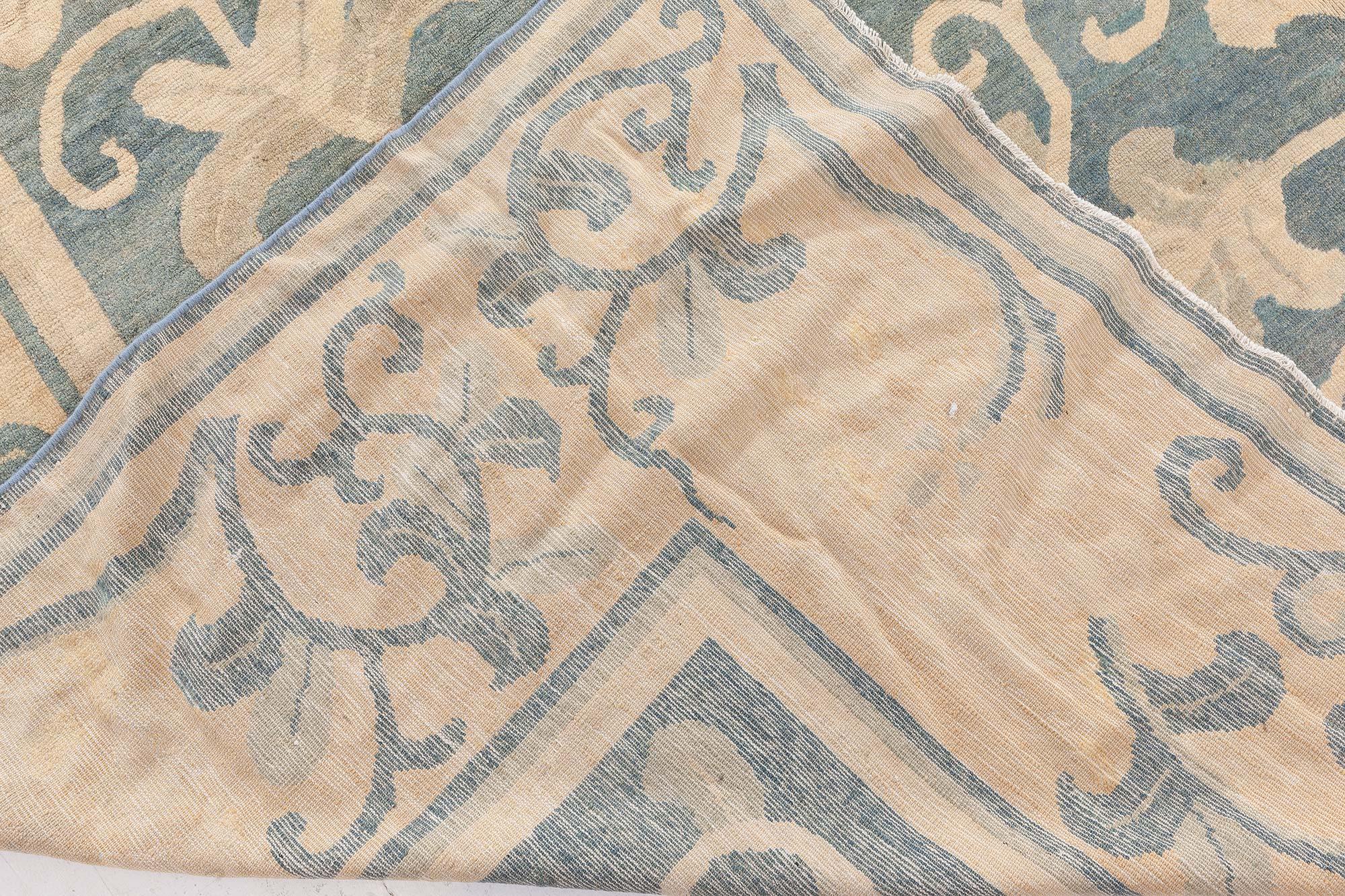 Large Vintage Chinese Art Deco Carpet Doris Leslie Blau For Sale 3