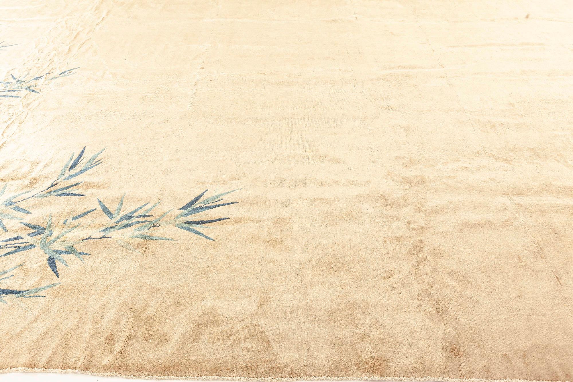 20th Century Large Vintage Chinese Art Deco Rug For Sale