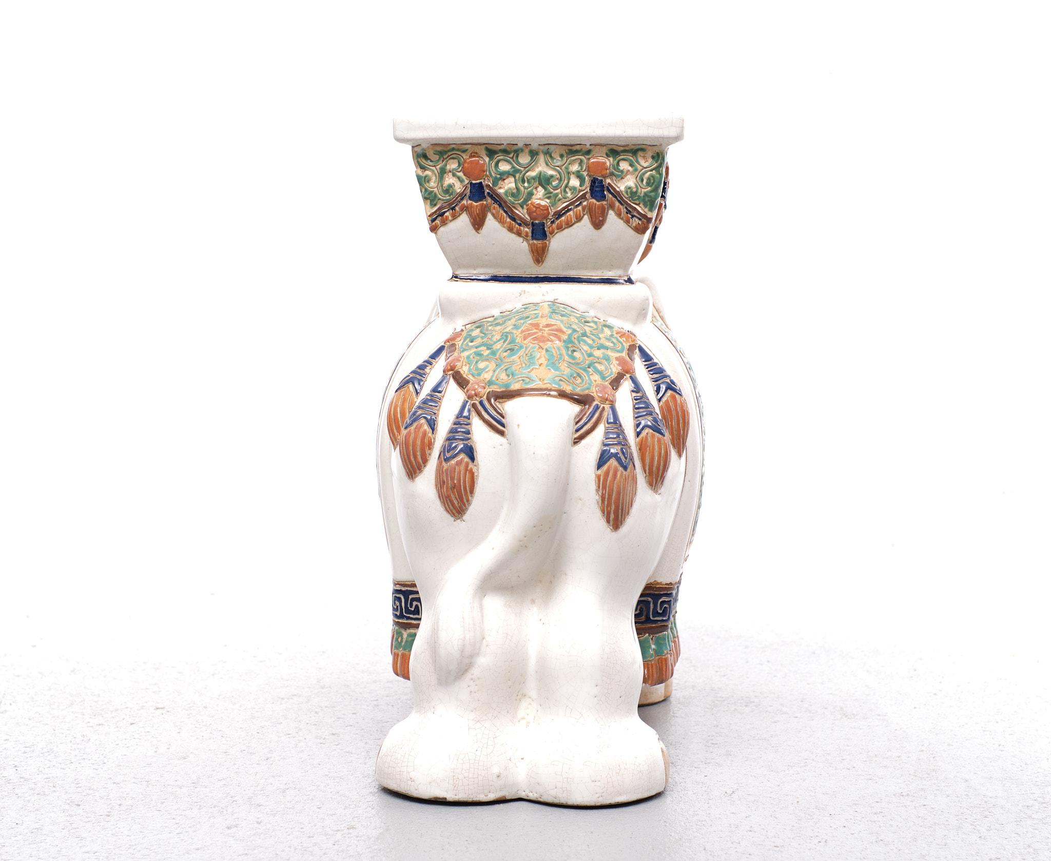 Large Vintage Chinese Elephant Jardiniere, 1970s   For Sale 2