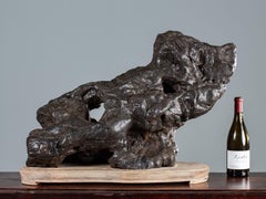 Large Vintage Chinese Lingbi Stone "Gongshi" Scholar's Rock, circa 1960