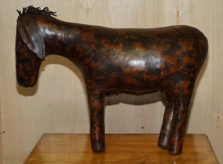 Large Vintage circa 1940's Abercrombie and Fitch Omersa Brown Leather ...