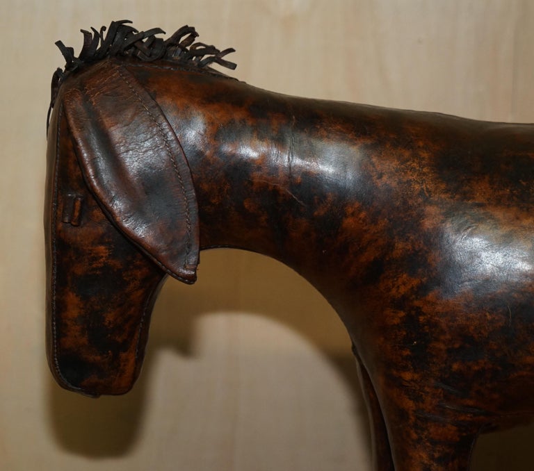 Large Vintage circa 1940's Abercrombie and Fitch Omersa Brown Leather ...