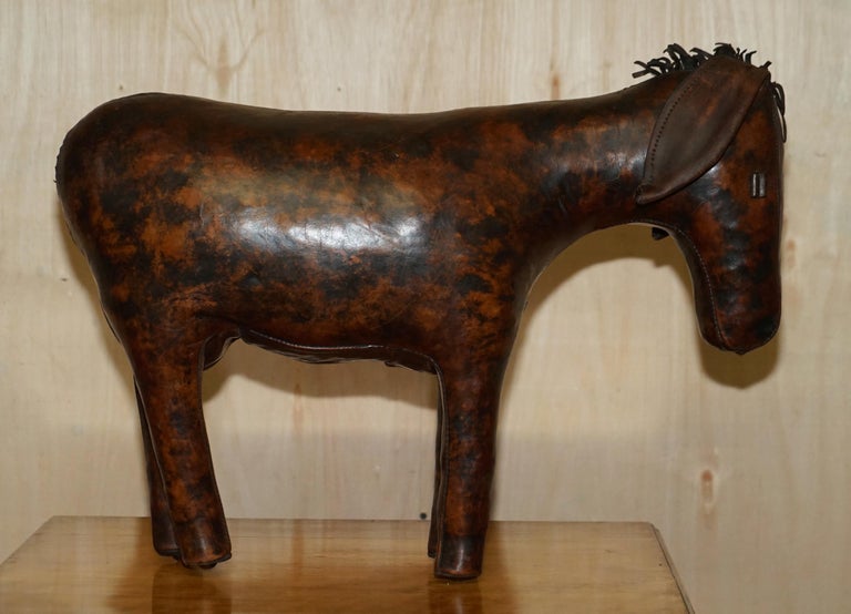 Large Vintage circa 1940's Abercrombie and Fitch Omersa Brown Leather ...