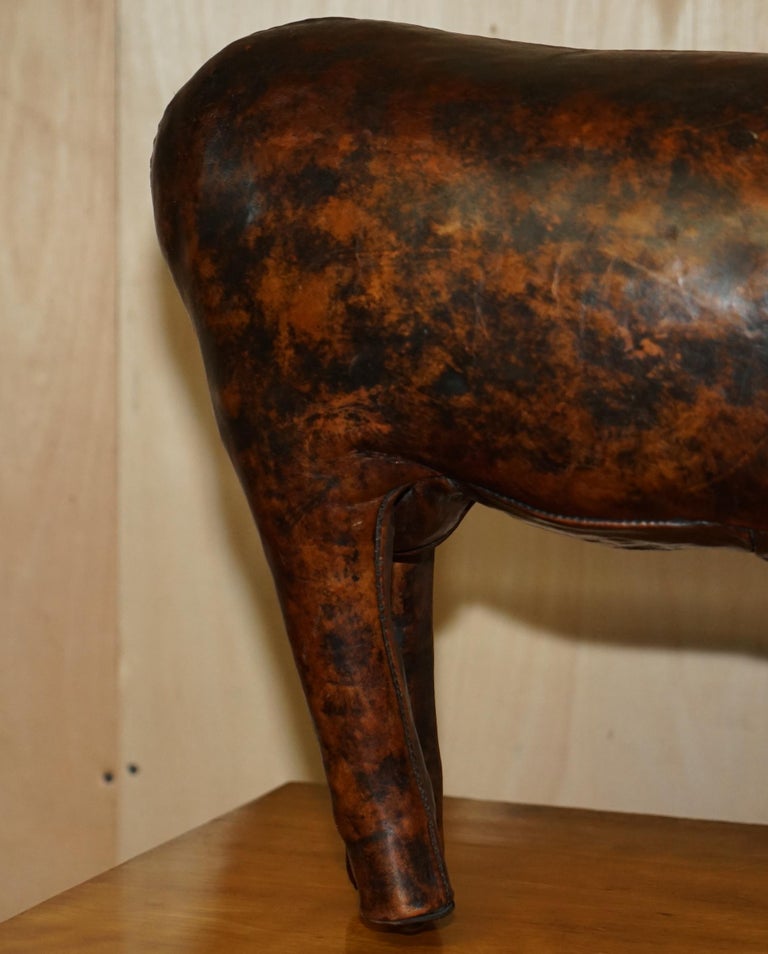 Large Vintage circa 1940's Abercrombie and Fitch Omersa Brown Leather ...