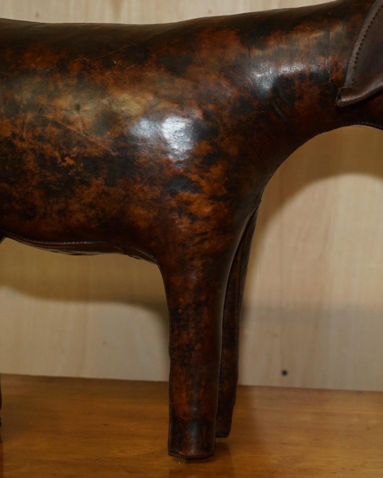 Large Vintage circa 1940's Abercrombie and Fitch Omersa Brown Leather ...