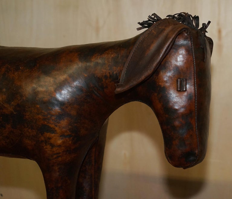 Large Vintage circa 1940's Abercrombie and Fitch Omersa Brown Leather ...