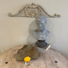 Large Vintage Concrete Bunny Rabbit Garden Ornament