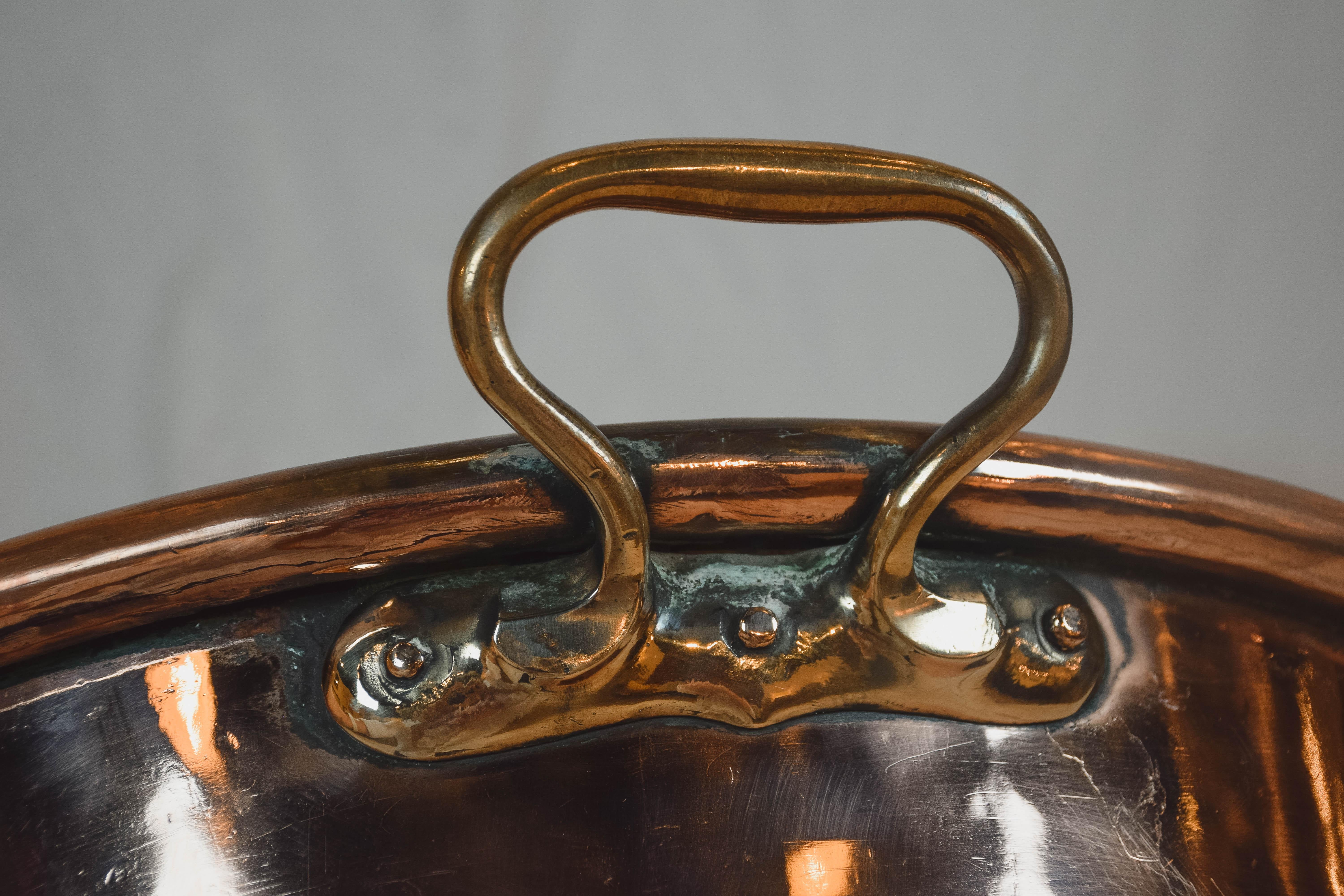 Large Vintage Copper Bowl 4