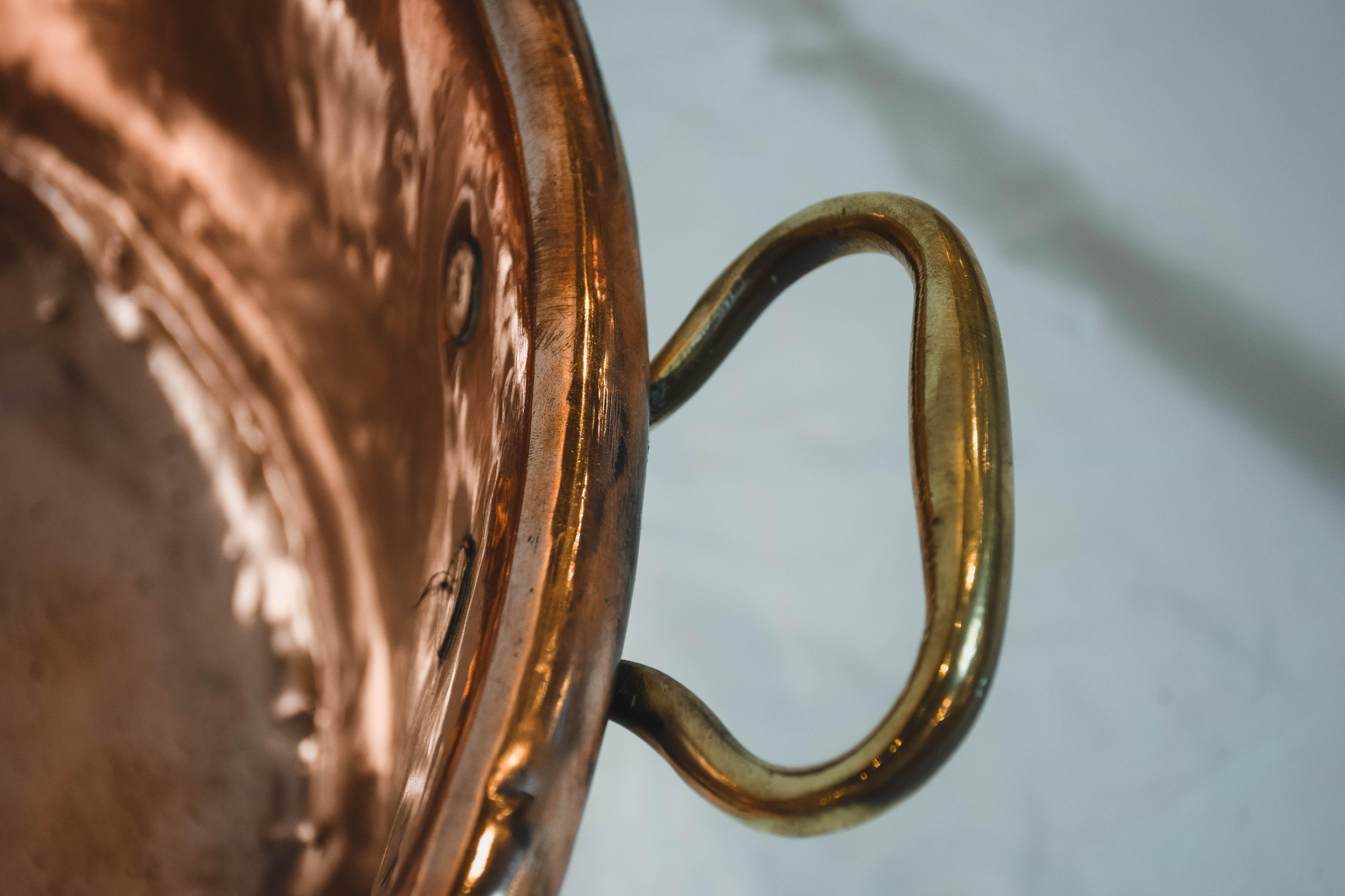 Large Vintage Copper Bowl 1