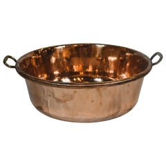 Large Antique Copper Bowl