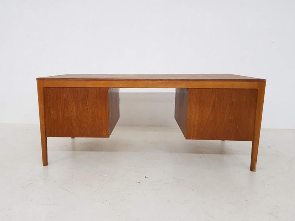 Danish Mid-century Wilkhahn Hartmut Lohmeyer teak desk, Germany, 1959