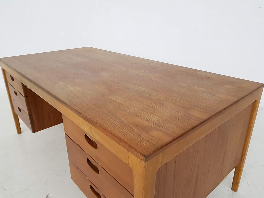 20th Century Mid-century Wilkhahn Hartmut Lohmeyer teak desk, Germany, 1959