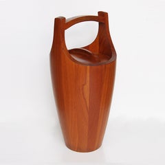 Large Vintage Danish Modern Teak Ice Bucket by Jens Quistgaard for Dansk Designs