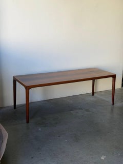Large Vintage Danish Rosewood Coffee Table Scandinavian MCM Cocktail Table