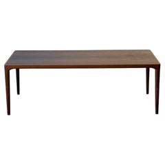 Large Vintage Danish Rosewood Coffee Table Scandinavian MCM Cocktail Table