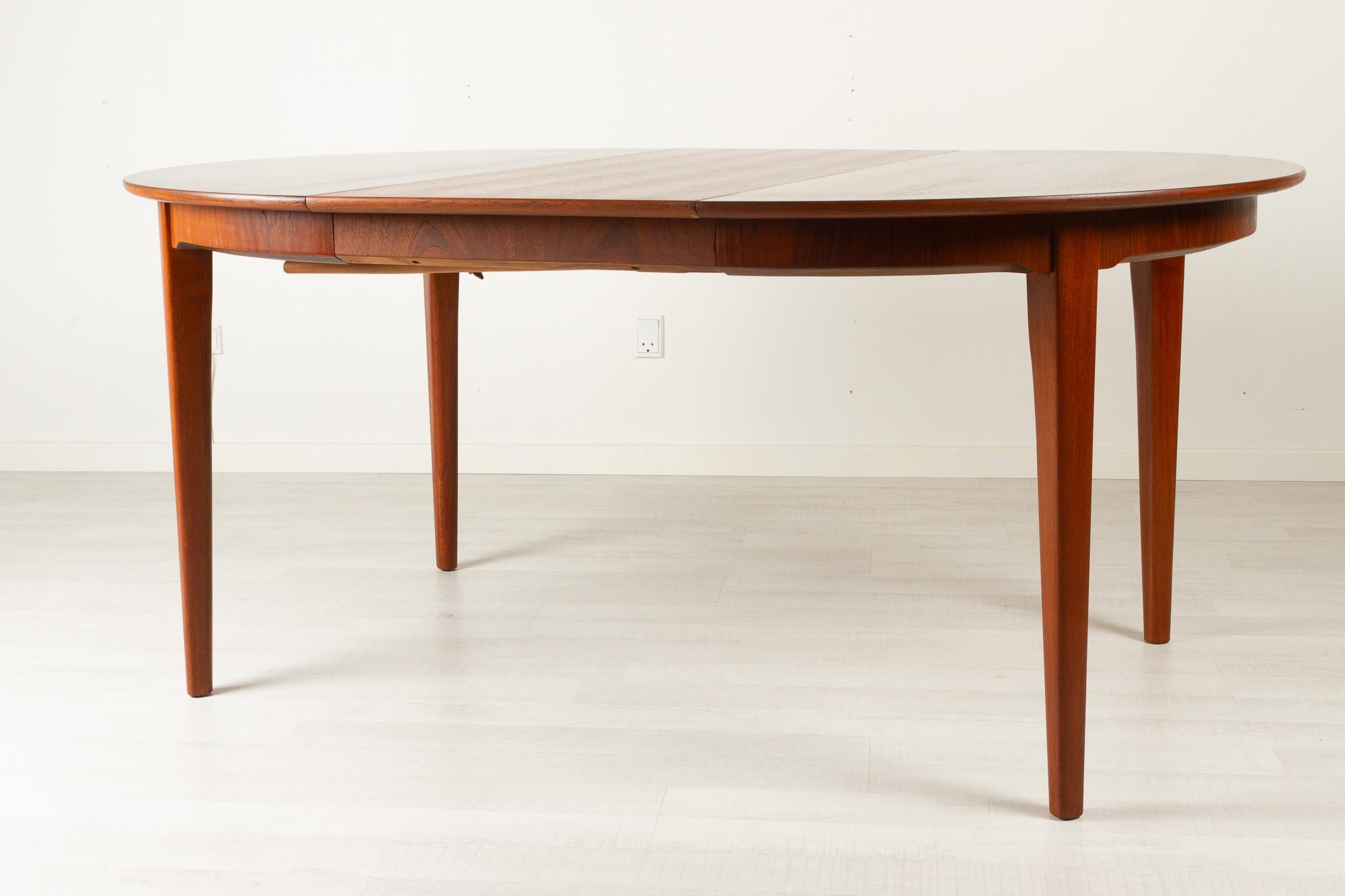 Mid-Century Modern Large Vintage Danish Teak Dining Table by Sorø Stolefabrik, 1960s