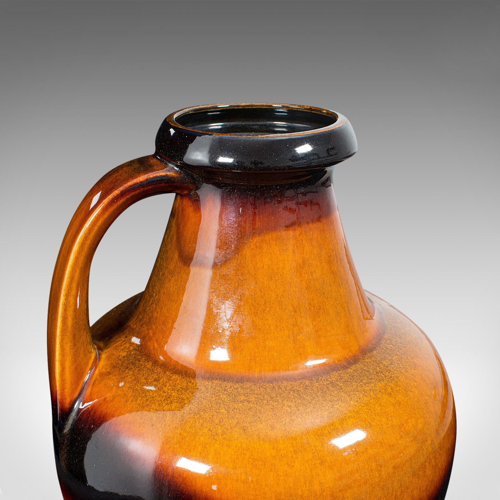 Large Vintage Decorative Amphora, German, Ceramic, Serving Jug, Vase, circa 1970 For Sale 4