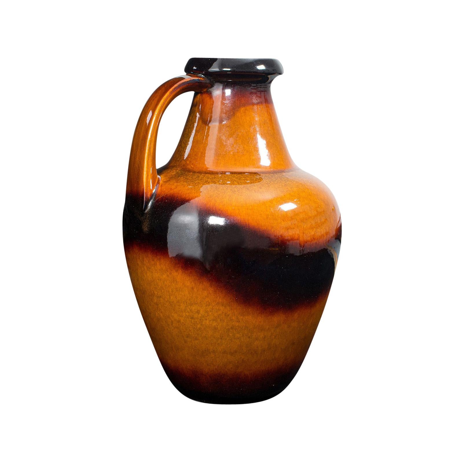 Large Vintage Decorative Amphora, German, Ceramic, Serving Jug, Vase, circa 1970