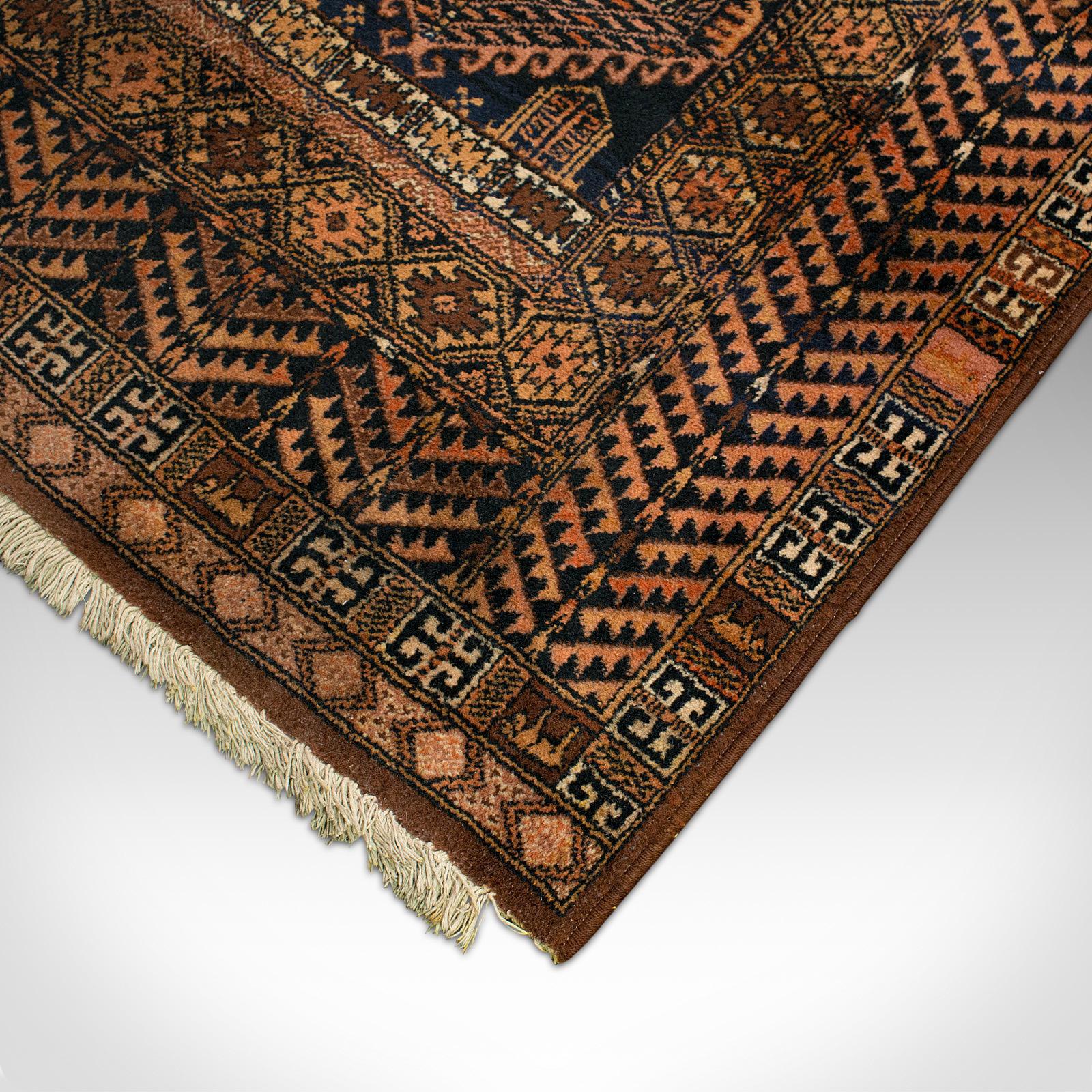 Large Vintage Decorative Rug, Belgian, Carpet, Ghiordes, Prayer Mat, Circa 1970 For Sale 4