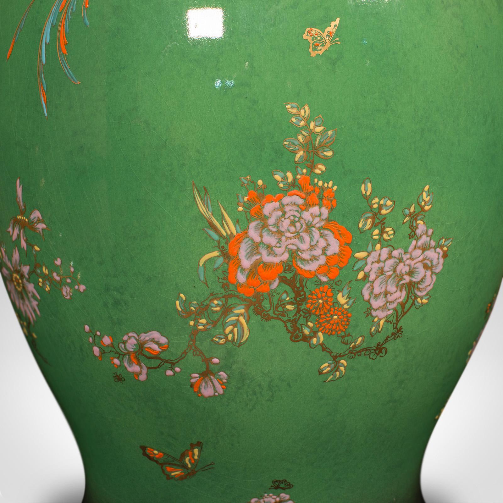 Large Vintage Decorative Temple Urn, English, Ceramic, Vase, Mid-20th Century For Sale 7