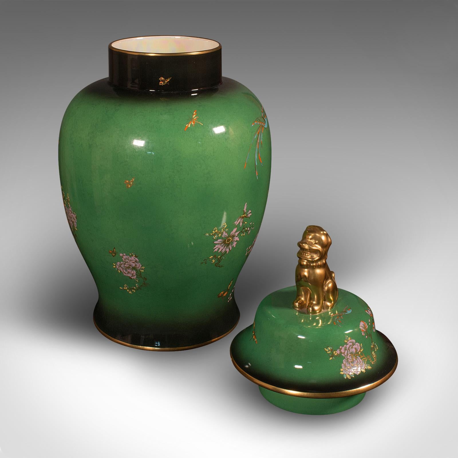 Large Vintage Decorative Temple Urn, English, Ceramic, Vase, Mid-20th Century For Sale 2