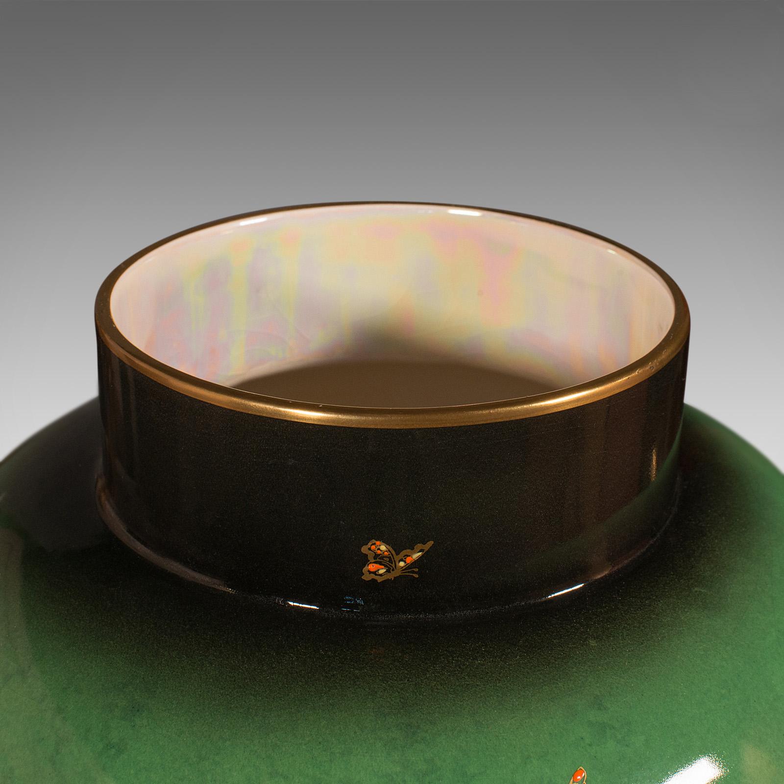 Grande urna decorativa d'epoca, inglese, ceramica, vaso, metà del XX secolo in vendita 2