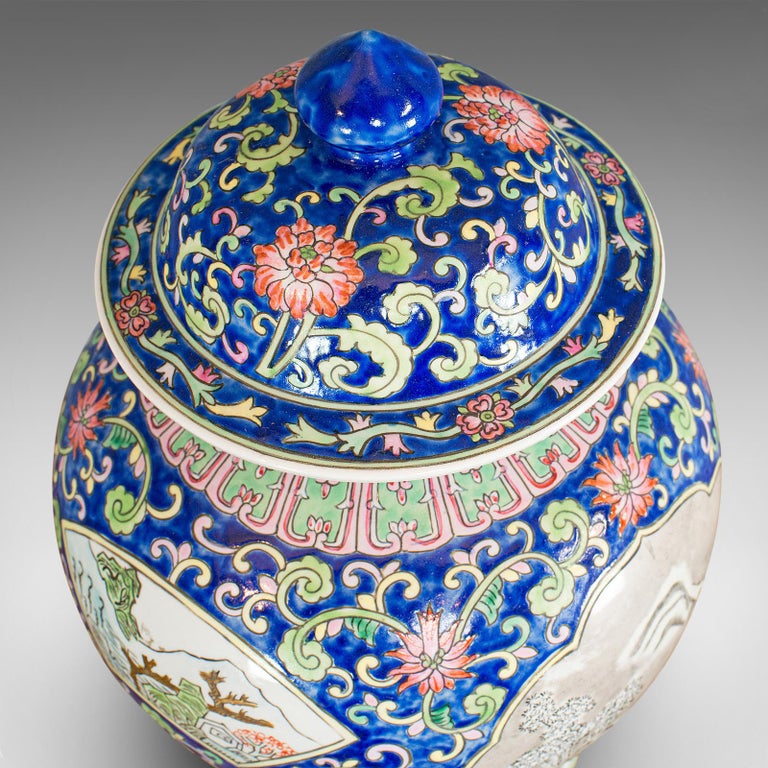 Large Vintage Decorative Urn, Chinese, Spice, Ginger, Jar, Art Deco