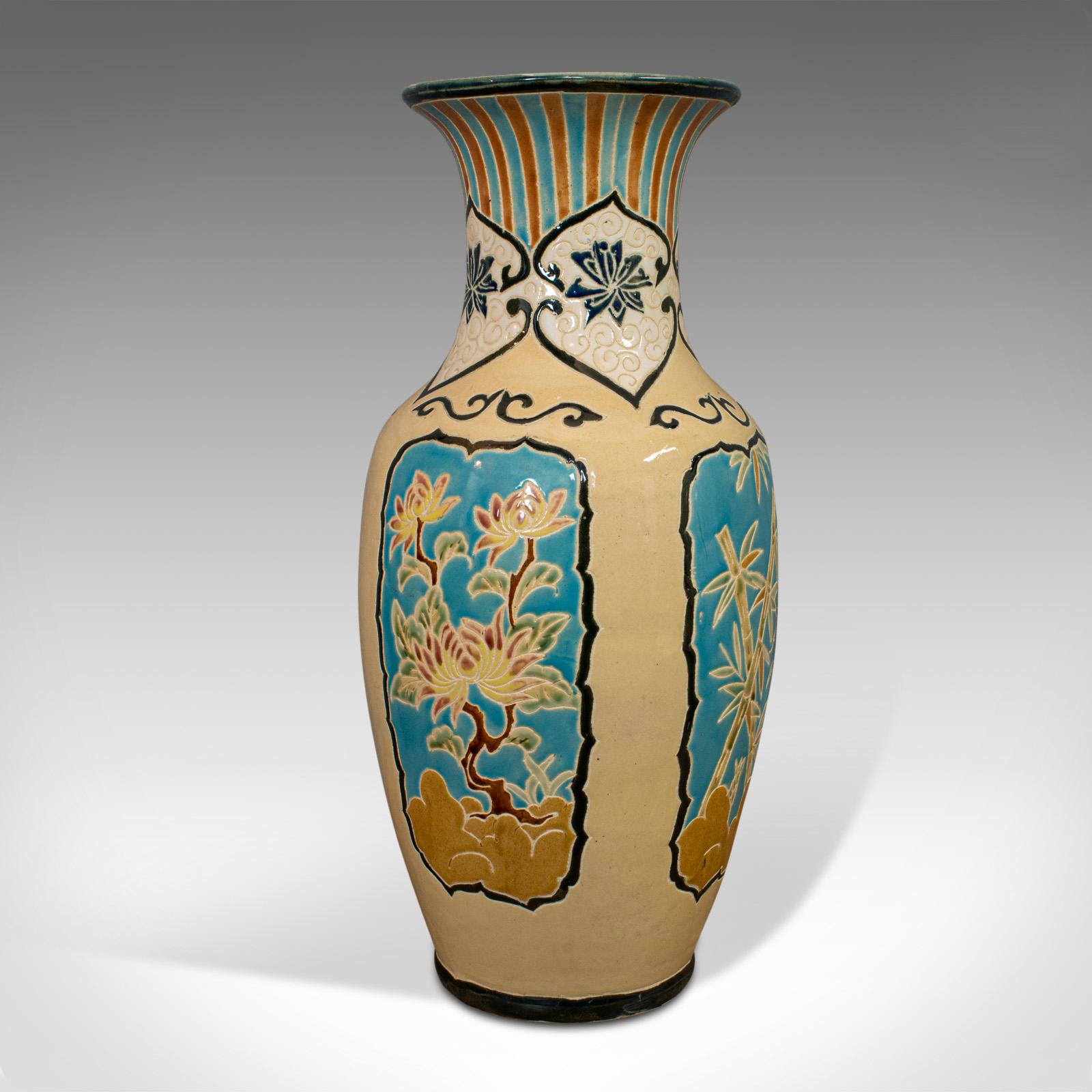 large oriental vase