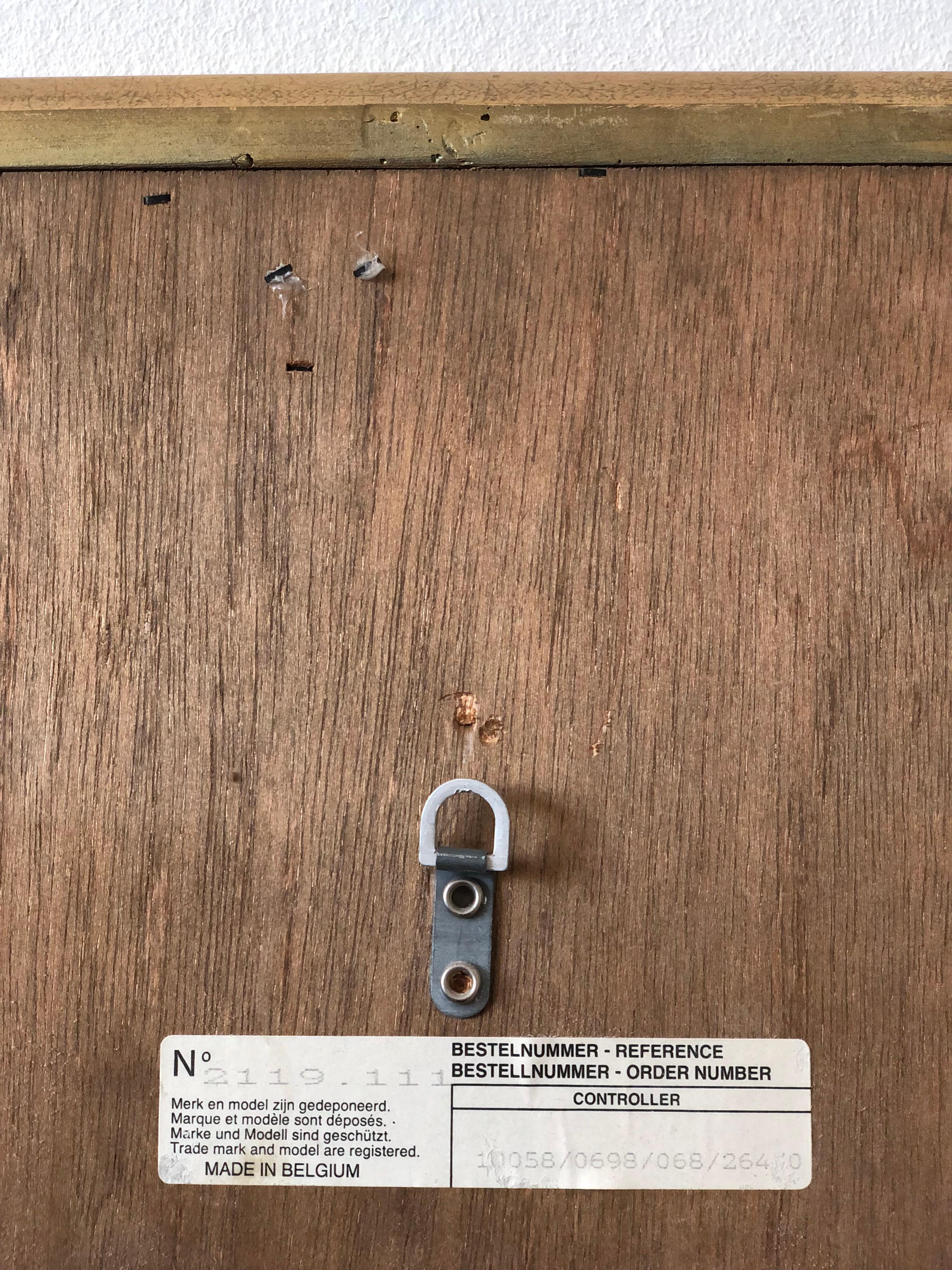 Grande specchio Deknudt d'epoca in oro Belgio anni '80 in vendita 3