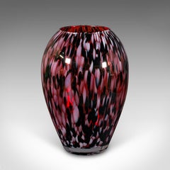 Large Vintage Display Vase, Italian, Art Glass, Flower Urn, Murano, Circa 1970