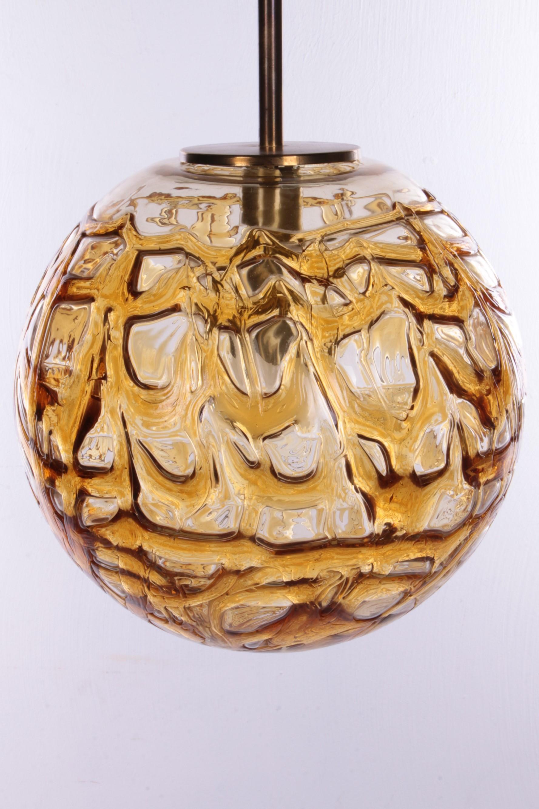 Other Large Vintage Doria Murano Glass Pendant Lamp Made by Temde Leuchten, 1960s