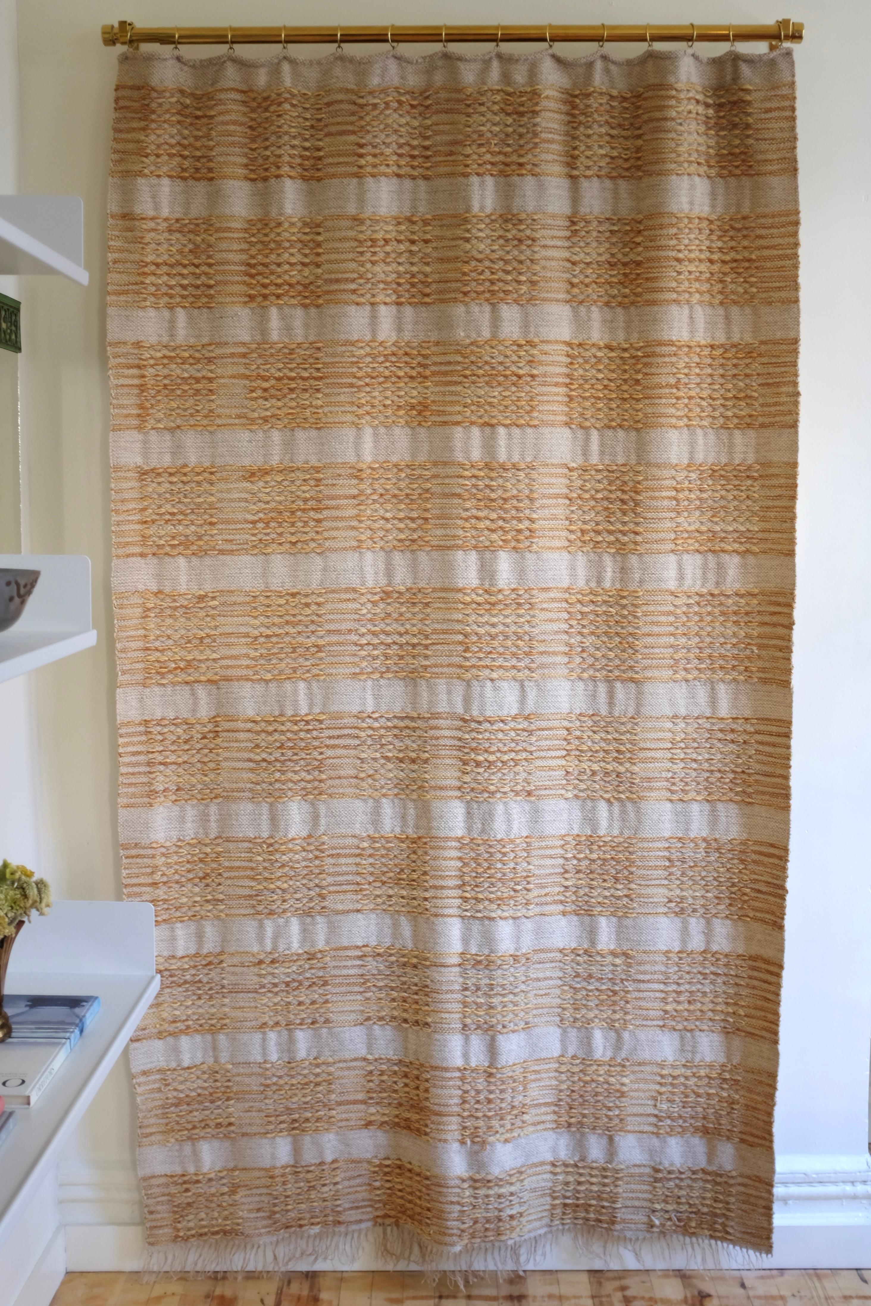 Große Vintage-Draperie von Carl Dangel im Angebot 1