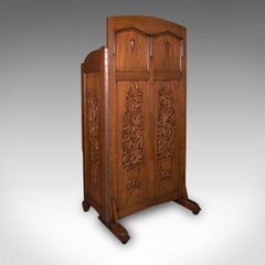Large Vintage Dressing Screen, Oriental, Folding, Privacy, Room Divider, Retail