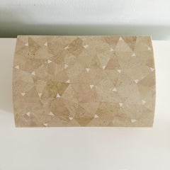 Large Vintage Eugenia Tavola for Oggetti Tessellated Marble Jewelry Box