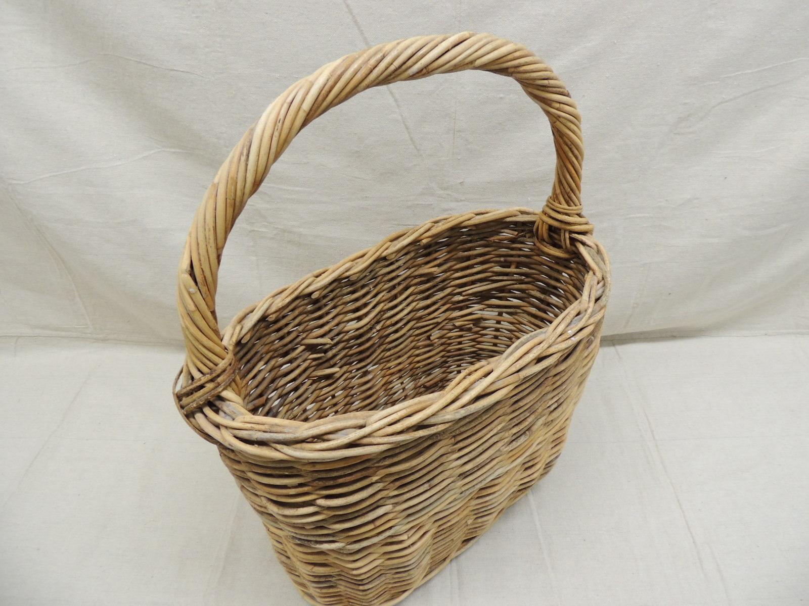 vintage willow basket
