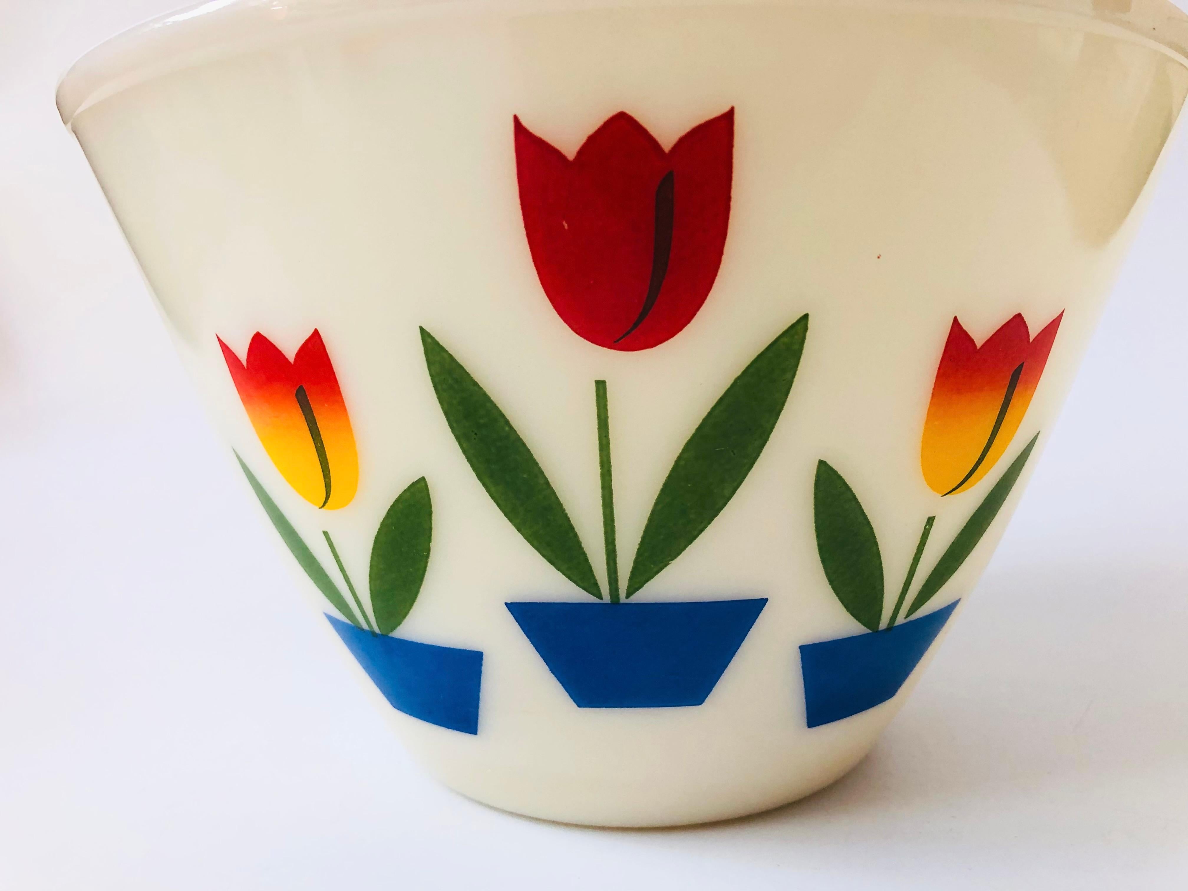 fire king tulip bowl value