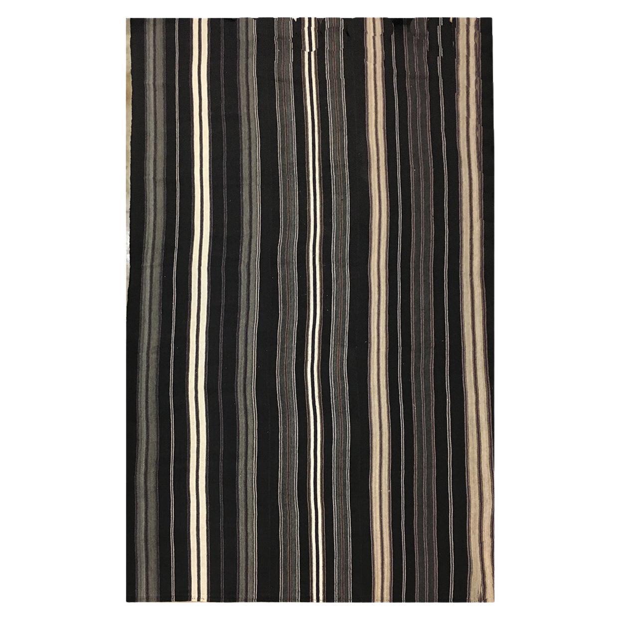 Grande Rug & Kilim d'epoca a trama piatta 12'7" x 19'6"