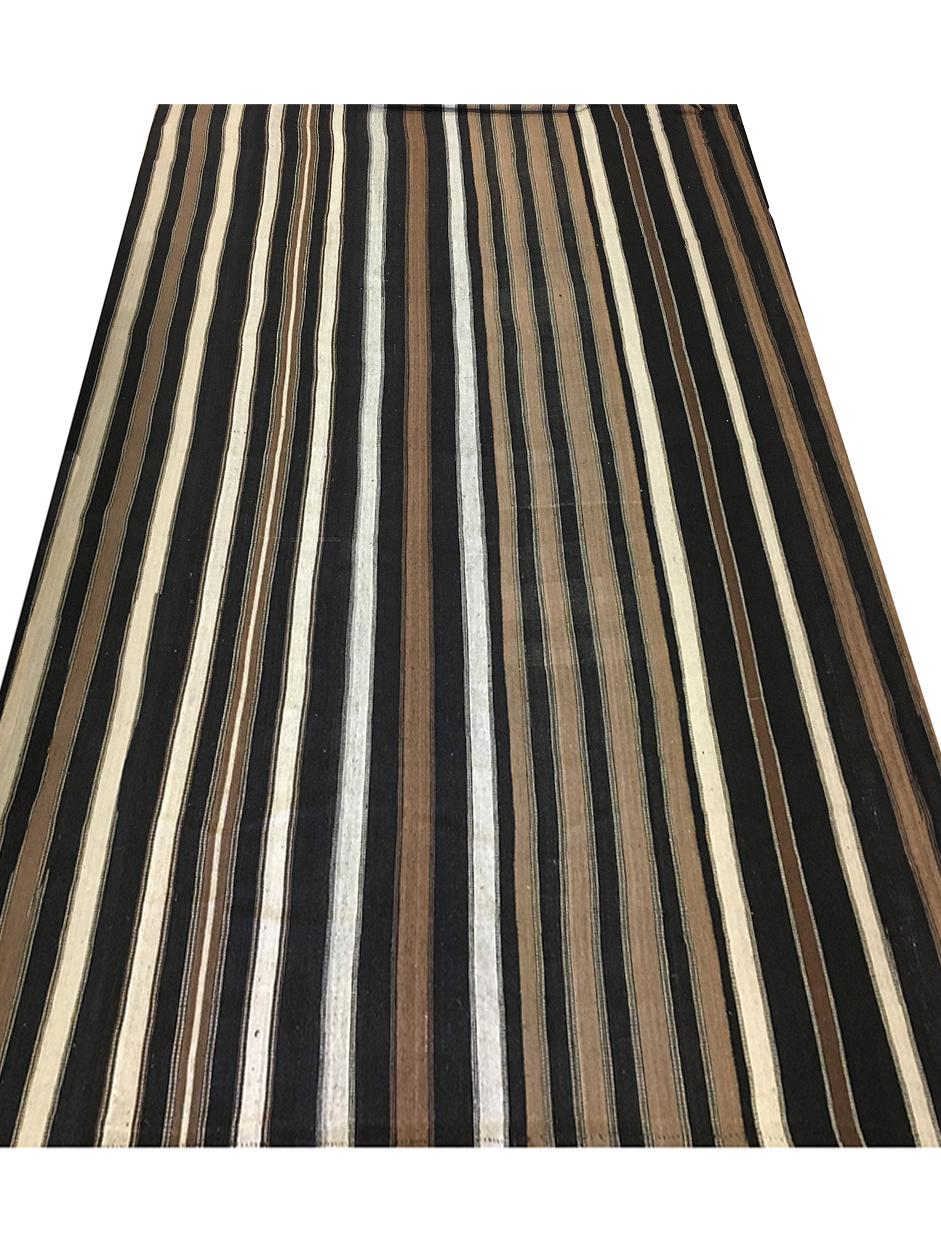 Grande Rug & Kilim d'epoca a trama piatta 13'10
