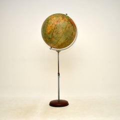 Large Vintage Floor Standing Globe