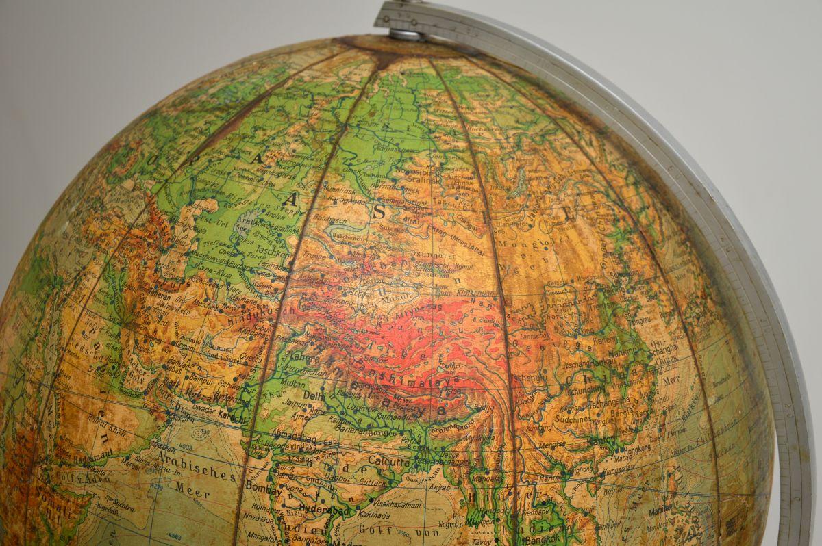 Metallo Grande globo da terra vintage in vendita