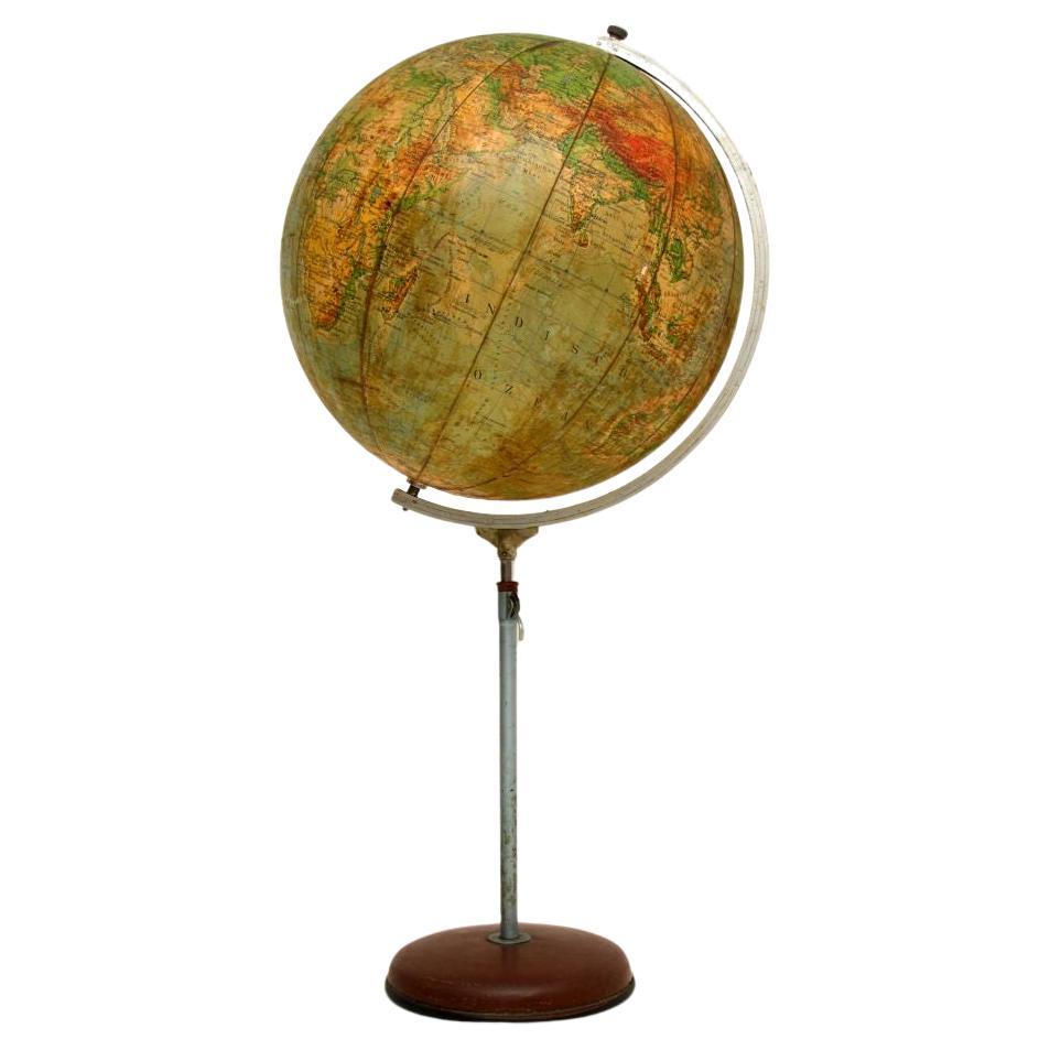Large Vintage Floor Standing Globe