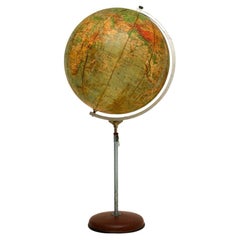 Large Vintage Floor Standing Globe