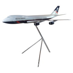 Large Vintage Floor Standing Model of A Boeing 747 Aeroplane. C.1990