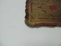 Vintage Florentine Style Wood Painted Tray