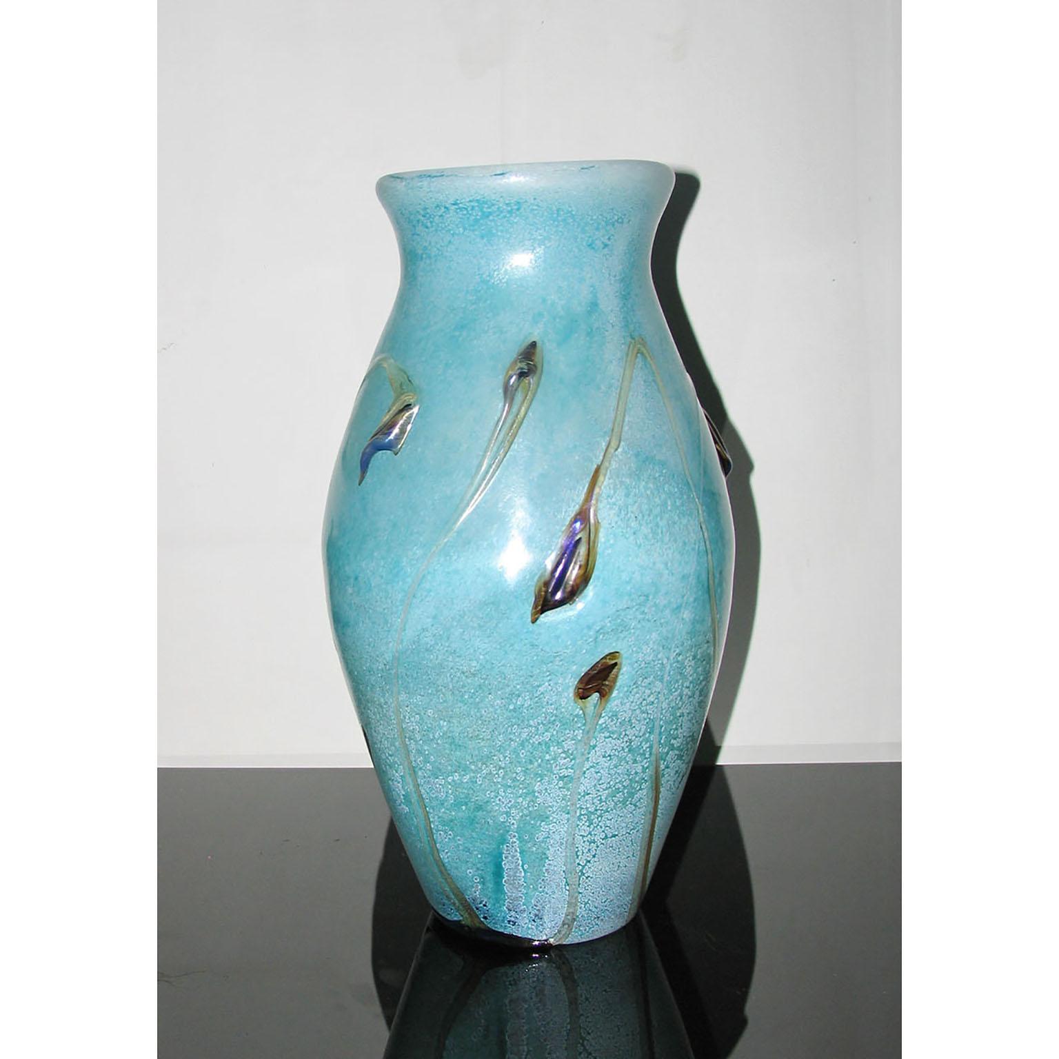 baby blue vase