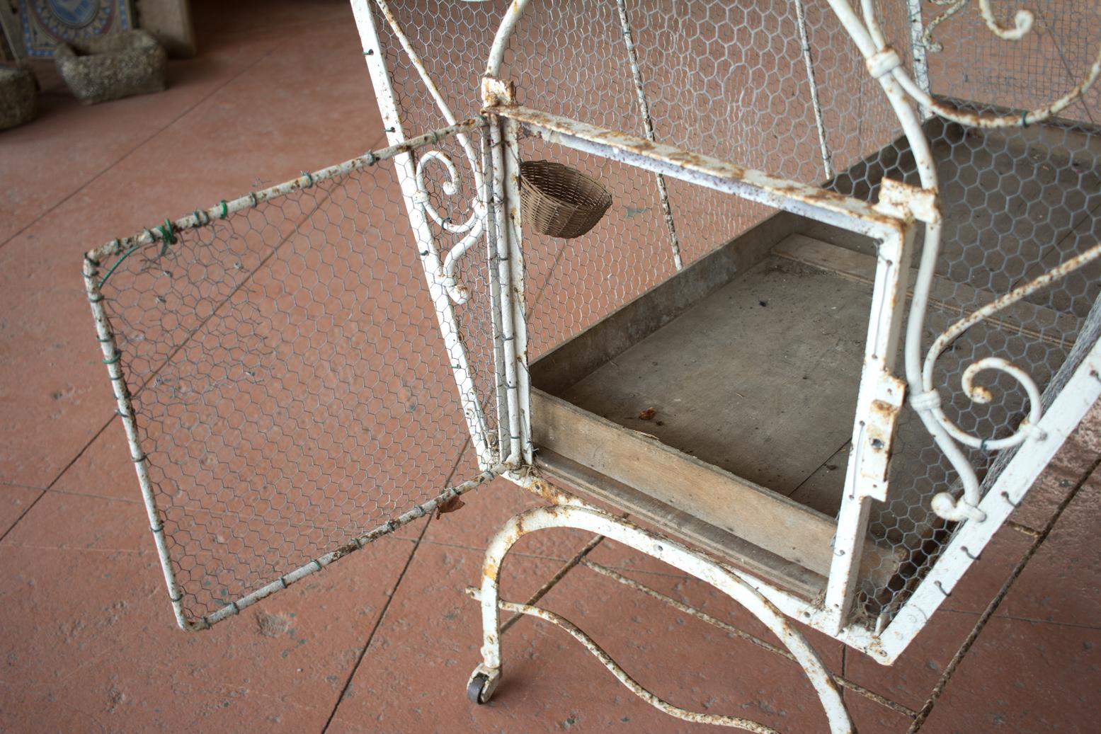 20th Century Large Vintage French Bird Cage