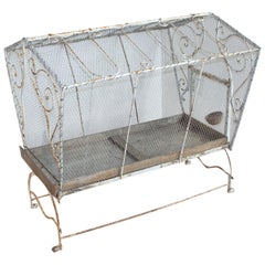 Large Used French Bird Cage